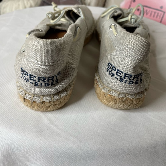 Sperry Top Sider Katama Espadrille Flats in Silver Gray Sz 6.5 - Picture 5 of 10